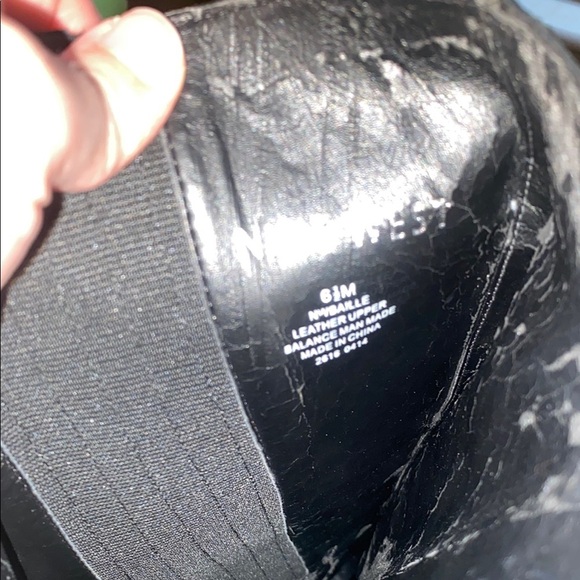 Nine West Braille - Black Knee Boots with Smooth Finish and Side Detailing - Picture 7 of 11